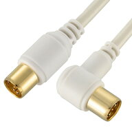 オーム電機 ANT-C2S2SL-W アンテナケーブル4K8K S2SL2M OHM ホワイト 地上デジタル アンテナケーブル 高…