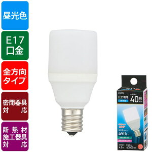 �y2�Z�b�g�z LDT4D-G E17 LED�d�� �����F ���` OHM �I�[�� LDT4DGE17IS5 ELECTRIC �����Ή� ���ǌ` �Ɩ��pLED�d�� ������ �����Ɠd