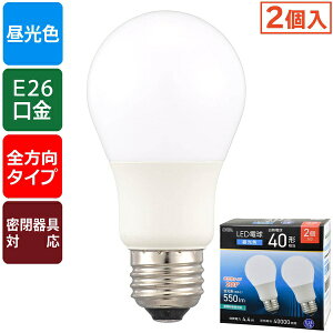 �y5�Z�b�g�z �I�[���d�@ LDA4D-GAG592P LED�d�� (40�`����/�����F/550 lm/4.4W/E26/Ra83/�S�����z��280°/���`���Ή�/2��)