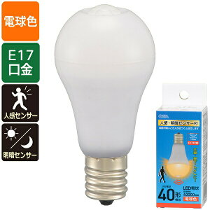 �y2�Z�b�g�z �I�[���d�@ LDA4L-G/E17PIR LED�d�� ���` (40�`����/�l���E���ÃZ���T�[�t/�d���F/480 lm/E17/4.2W)