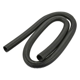 オーム電機 DZ-CT15 コルゲートチューブ (難燃性PP/内径15.8mm×1m/黒) スリット入り 配線カバー 保護 結束 コード ファイ ケーブル 噛みつき防止