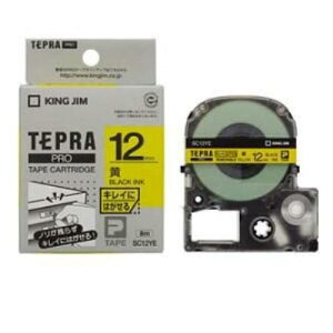 �y5�Z�b�g�z �L���O �e�v�� PRO �e�[�v�J�[�g���b�W SC12YE ���F 12mm KING TEPRA ���x���e�[�v �S�� �� �@��