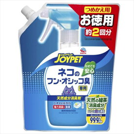 アースペット ジョイペット ネコのフン・オシッコ臭専用詰替用 450ml リキッド 猫 全年齢 アース・ペット つめかえ用お徳用 天然成分消臭剤 ジャンボパック ペット用品 詰替え ケア トイレ用品 つめかえ用 ペット用 消臭剤 キャット 安心素材 価格は1個のお値段です