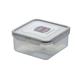 【3個セット】 ベストコ ロック&ロック クラシック 600ml 保存容器 正方形 グレー HPL854G 容器 深型 食品保存容器 角型 つくりおき 食洗機対応 密閉容器 ロック 常備菜 保存ケース ストック 電子レンジ対応 耐熱 四角 長方形 便利 高品質