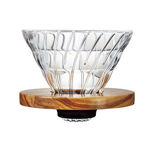 HARIO �n���I V60 �ϔM�K���X ���� �R�[�q�[�h���b�p�[ �I���[�u�E�b�h 02 �R�[�q�[�h���b�v 1~4�t�p VDGR-02-OV �J�t�F �h���b�v�R�[�q�[ ���߃h���b�p�[ �v���[���g ���o ���C�t�X�^�C�� �L�b�`��