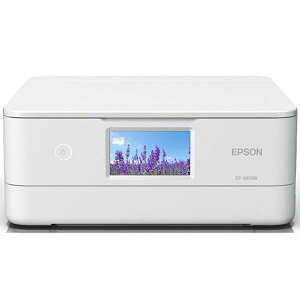 EPSON EP-887AW Colorio A4�J���[�C���N�W�F�b�g�����@ EP-887AW 6�F���� �z���C�g �R���p�N�g&�X�^�C���b�V�� ��������