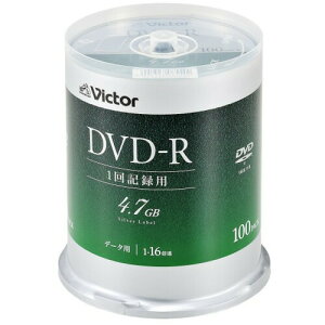 �y2�Z�b�g�z Victor DHR47J100SJ5 �p�\�R���p 16�{�� DVD-R 100���p�b�N 4.7GB