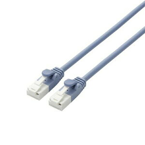 ELECOM LD-GPAYT/BU50 �c���܂�h�~���炩LAN�P�[�u��Cat6A����/LD-GPAYTBU�V���[�Y/5m �z�� �c�����܂�Ȃ� �u���[ ���炩�P�[�u�� ������ �ܐ܂�h�~�R�l�N�^ �X�^���_�[�h �c���܂�h�~ ������ 