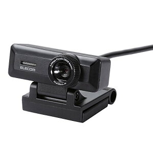 �G���R�� UCAM-C750FBBK ELECOM WEB�J���� �}�C�N���� �t��HD 1080p 30FPS 500����f �����׃K���X�����Y �}�C�N���� �}���`�X�^���h �����[�g �u���b�N ���i�� �w�b�h�Z�b�g ���掿 �p�\�R�� �r�f�I�`��