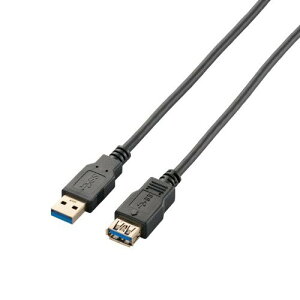 �y5�Z�b�g�z �G���R�� USB3-E20BK ELECOM USB�P�[�u�� ���� USB3.0 (USB A �I�X to USB ���X) �X�^���_�[�h �z�� �u���b�N �P�[�u�� �A�_�v�^ �p�\�R�����Ӌ@�� ��������