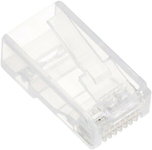 ELECOM RJ45�R�l�N�^ Cat6�Ή� �P������������ �ߐ܂�h�~�R�l�N�^ 10���� �z�� ���W���[�� �c���܂�h�~�^�C�v �G���R�� �R�l�N�^ �v���O �R�l�N�^�[ �p �p�\�R�����Ӌ@�� ��������