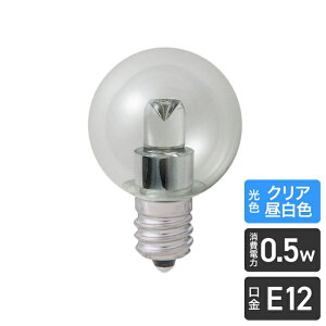 �y10�Z�b�g�z �G���p(ELPA) LED�����p�d�� �~�j�{�[�����` G30 E12 �N���A �����F LDG1CN-G-E12-G235