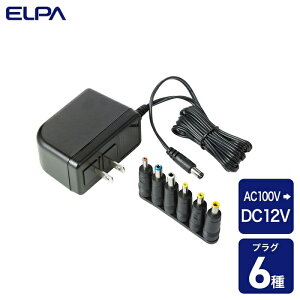 �y3�Z�b�g�z �G���p(ELPA) �}���`�A�_�v�^�[ AC-DC 12V �ϊ��v���O�t�� ACD-120S