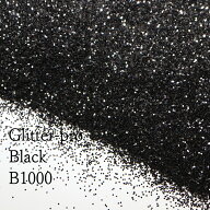 メール便送料無料［ GLEAMS ］ラメフレーク ( ブラック B1000 ) ( 100g ) ラメパウダー / グリッター / …