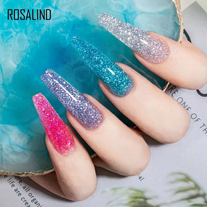 楽天市場 Rosalind ロザリンド ポリジェル ラメカラー 15ml アクリルスカルプ スカルプチュア スカルプチャー ラメカラー グリッターカラー ポリジェル ラローナ 楽天市場店