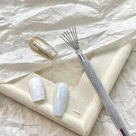 ラローナ［LALONA］バカラネイルも簡単ブラシ ( 7ピンブラシ ) ( 1本 ) ジェルネイル/ネイルアート/スパイダージェル/ドットネイル