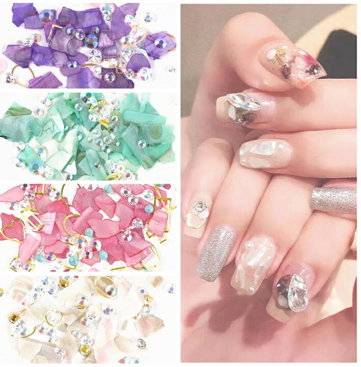 楽天市場 ジュエリーボックス 全18種 ラローナ Lalona ジェルネイル ネイル アート 貝殻 クラッシュシェル レジン セルフ 淡色 ハンドメイド ネイル ラローナ 楽天市場店