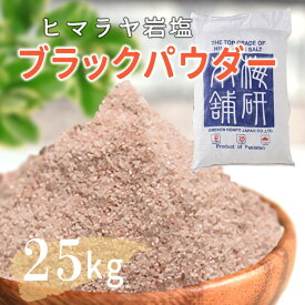 ＼マラソン限定PT5倍★4日20時〜10日1:59／ 【送料無料】 ヒマラヤ岩塩 業務用 ブラックソルト ブラック岩塩 パウダー 25kg 入浴剤 バスソルト 温浴 リラックス バスタイム ブラック 自然派 ピーリング ボディ スクラブ 頭皮 まとめ買い
