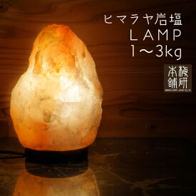プレゼント ギフト 岩塩ランプ！100%天然『ヒマラヤ岩塩ランプ』 [カラー：ピンク][大きさ：1～3kg] ソルトランプ 照明 インテリア グッズ 間接 送料無料 ライト 飾り 父の日 ギフト