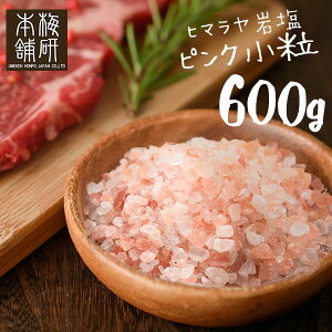 【 最強配送対応 】 岩塩 ヒマラヤ岩塩 食用 ピンクソルト 小粒 600g 約2-5mm 【送料無料】 ミル ピンク岩塩 調味料 HACCP管理 BRC認証 調味料 バーベキュー BBQ 肉 海鮮 しお 熱中症 対策