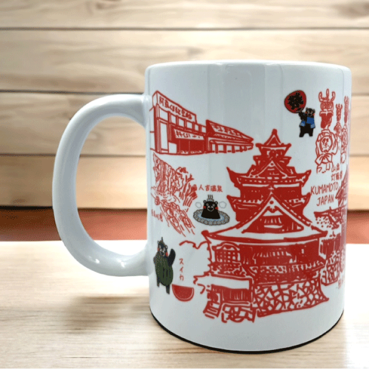 楽天市場】くまモン コーヒーカップ 300ml コレクション ギフト 食洗器