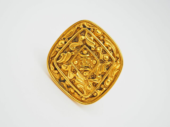 楽天市場】シャネル ヴィンテージ ひし形 アラベスク ココ イヤリング  