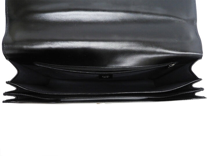 楽天市場】グッチ レザー ビジネスバッグ 3気室 ブリーフケース  