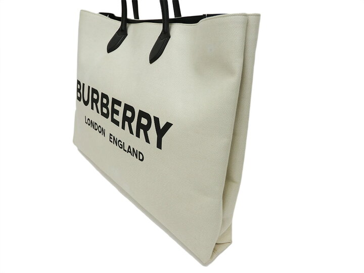 楽天市場】バーバリー BURBERRY バッグ ロゴ キャンバス トートバッグ 
