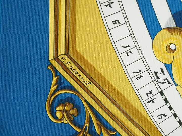 楽天市場】エルメス カレ90 スカーフ 占星術 ASTROLOGIE ブルー  