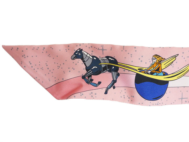 楽天市場】エルメス ツイリー スカーフ スペースダービー Space Derby  