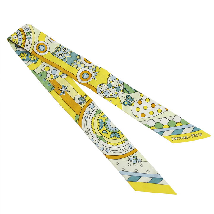 楽天市場】エルメス ツイリー スカーフ 森のささやき ジョーヌヴィフ  