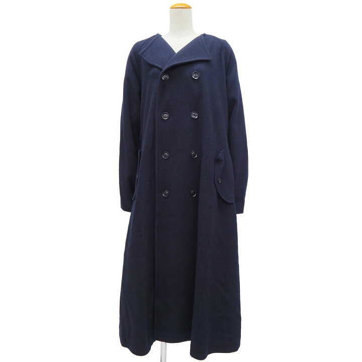 楽天市場】ワイズ ヨウジヤマモト ウール ロングコート ネイビー YV  