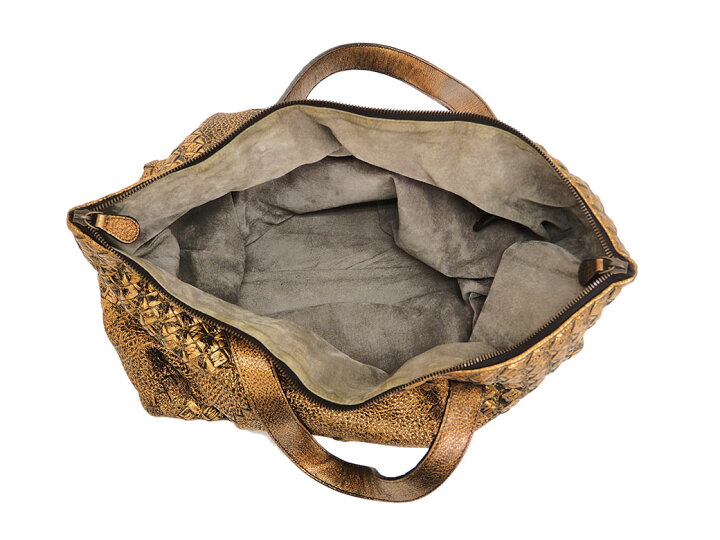 楽天市場】ボッテガヴェネタ イントレチャート トートバッグ ブロンズ  