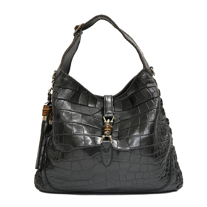 楽天市場】グッチ マット クロコダイル ニュージッキー バッグ 2WAY  