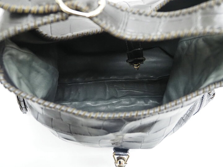 楽天市場】グッチ GUCCI ショルダーバッグ 中古 マット クロコダイル 