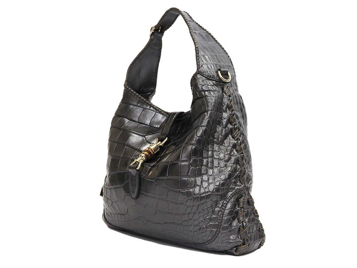 楽天市場】グッチ マット クロコダイル ニュージッキー バッグ 2WAY  