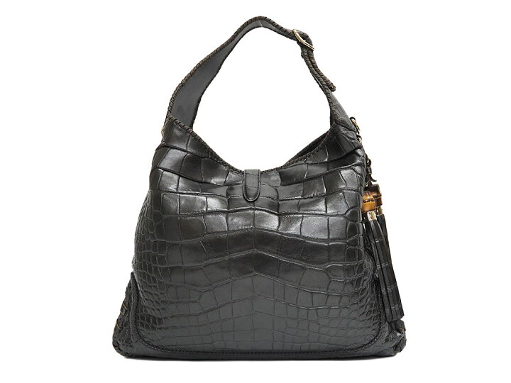 正規品】GUCCI グッチ オールドグッチ ショルダーバッグ クロコ 保存袋付 