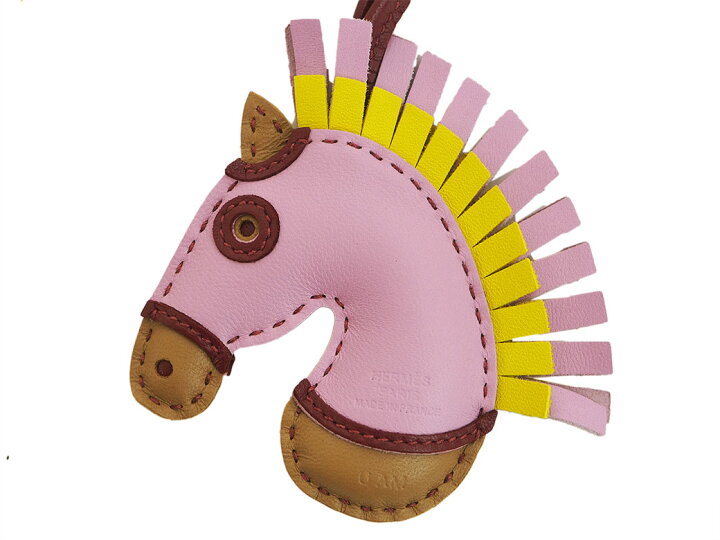 楽天市場】エルメス ジージー カマイユ バッグチャーム モーヴ  