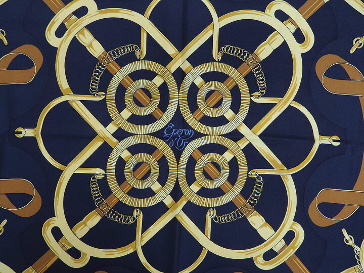 楽天市場】エルメス カレ90 スカーフ Eperon d 