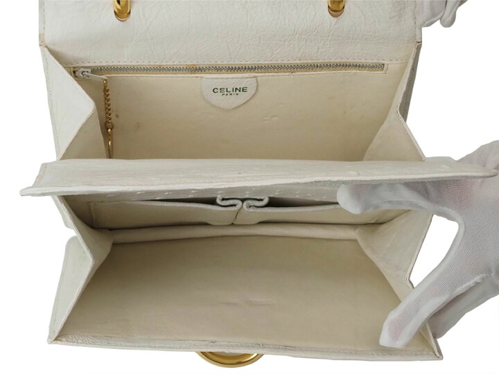 楽天市場】セリーヌ CELINE バッグ 中古 レディース オーストリッチ 