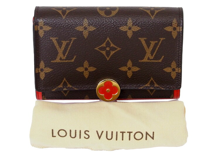 ルイヴィトン 二つ折り財布 ポルトフォイユ フロールコンパクト M64587  