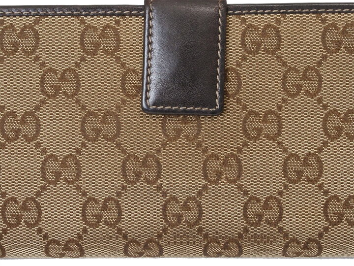 楽天市場】グッチ グッチョリ 二つ折り長財布 ブラウン 226154  