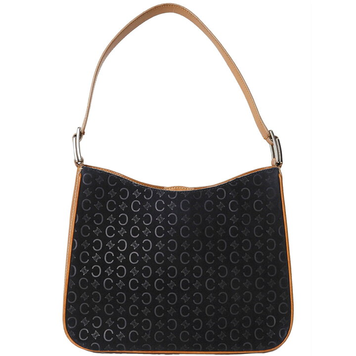 楽天市場】セリーヌ Cブラゾン ワンショルダー バッグ ブラック  