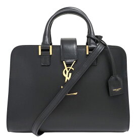 サンローラン ベイビーカバス 2WAYハンドバッグ ブラック 568853 レザー レディース YSL SAINT LAURENT【未使用品】【中古】