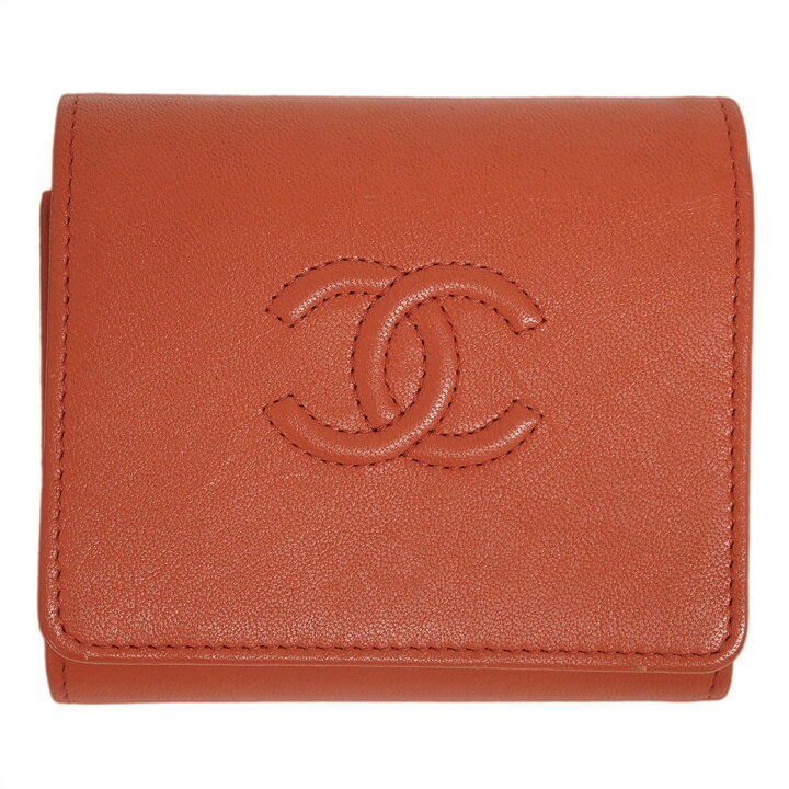 楽天市場】シャネル ココマーク コンパクト ウォレット 三つ折り財布  