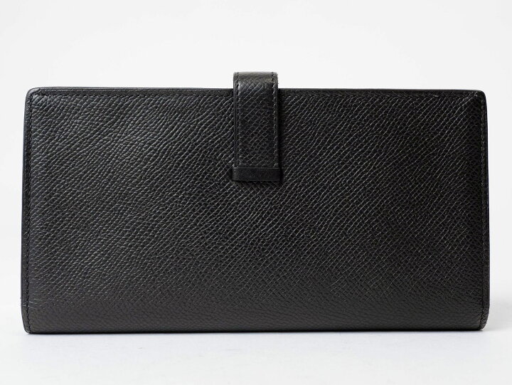 楽天市場】エルメス ベアンスフレ 二つ折り長財布 ブラック ゴールド  