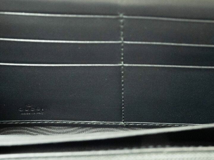 楽天市場】グッチ GGスプリーム ラウンドファスナー ニューウェブ 長  