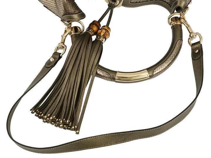 楽天市場】グッチ パイソン 2WAY ホーボー ワンショルダーバッグ  