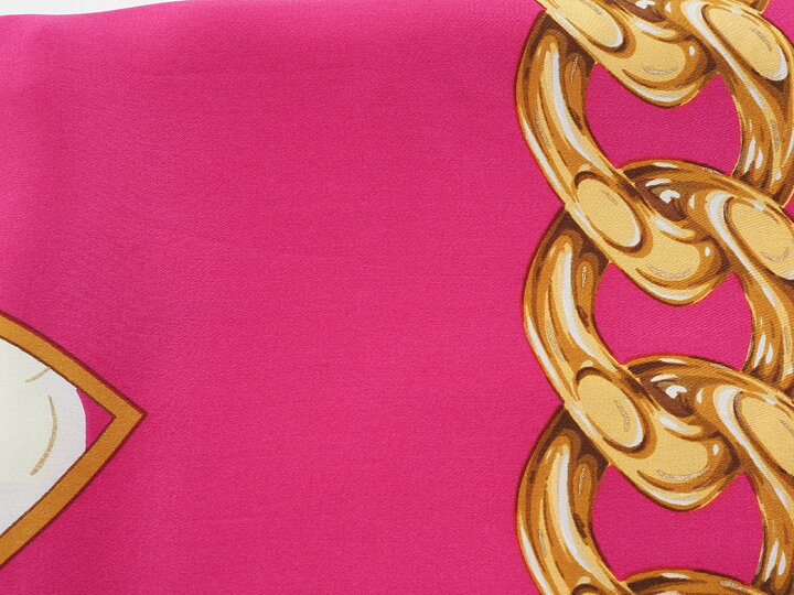 楽天市場】シャネル CHANEL スカーフ カメリア ココ チェーン ピンク 