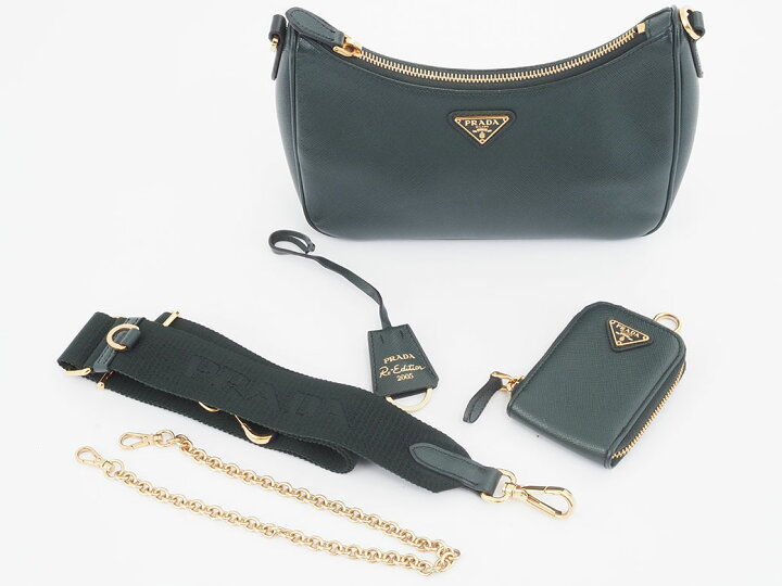 楽天市場】プラダ PRADA バッグ 中古 チェーン ショルダーバッグ 
